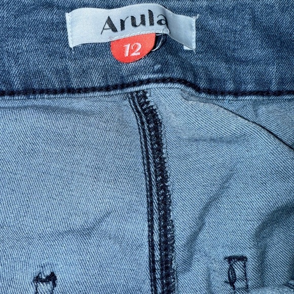 High Waisted Denim Flared Jeans - Picture 3 of 3